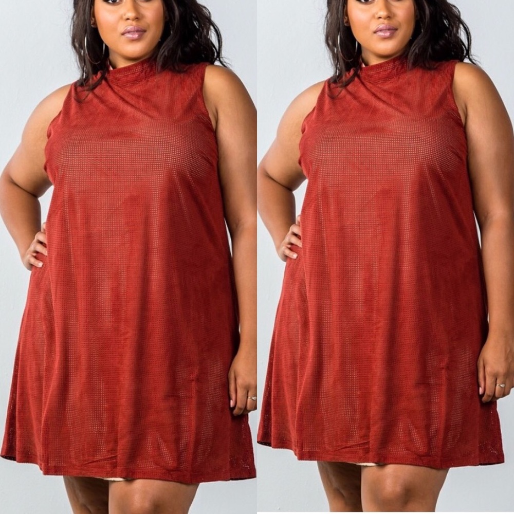 Rustic & nude tunic dress